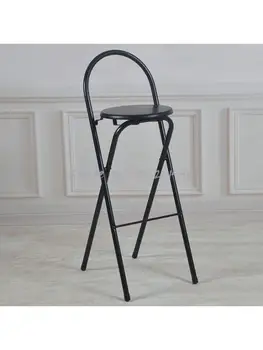 Nordic stool портативный складной барный стул барный стул с утолщенной спинкой для дома для взрослых, утюг для отдыха
