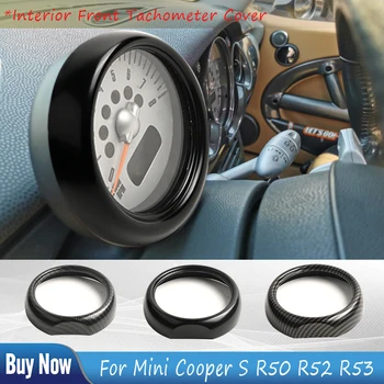 Для Mini Cooper S R50 R52 R53, Глянцевая черная внутренняя Передняя крышка тахометра, наклейка для стайлинга автомобилей, Аксессуары для интерьера авто