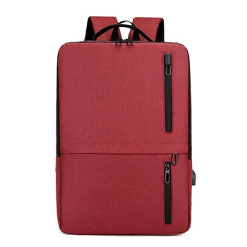Новый водонепроницаемый деловой рюкзак, мужские школьные рюкзаки с USB-разъемом, рюкзак для ноутбука, сумки большой емкости для мужчин, рюкзаки для рюкзаков