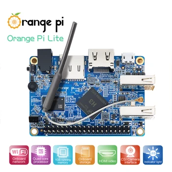 Одноплатный компьютер Orange Pi Lite 1GB H3 SoC с открытым исходным кодом, поддержка Android 4.4, Ubuntu, Debian Image