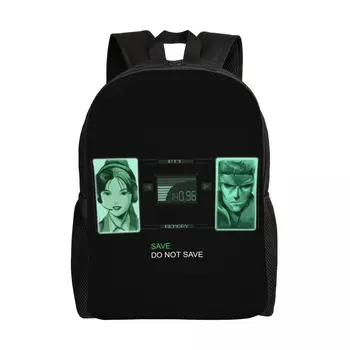 Рюкзаки с твердым кодеком Metal Gear Для мальчиков и девочек, любителей видеоигр, школьных дорожных сумок для колледжа, мужчин и женщин, сумка для книг Подходит для 15-дюймового ноутбука